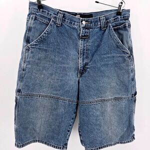 Marithe Francois Girbaud Vintage  Denim Carpenter Shorts Baggy Y2K Size 34